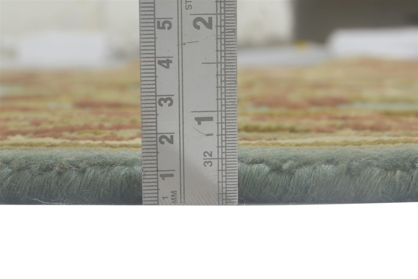 Hand Knotted Blue Wool Rug 5' X 8' Persian Oushak Oriental Room Size Carpet   7864091115669