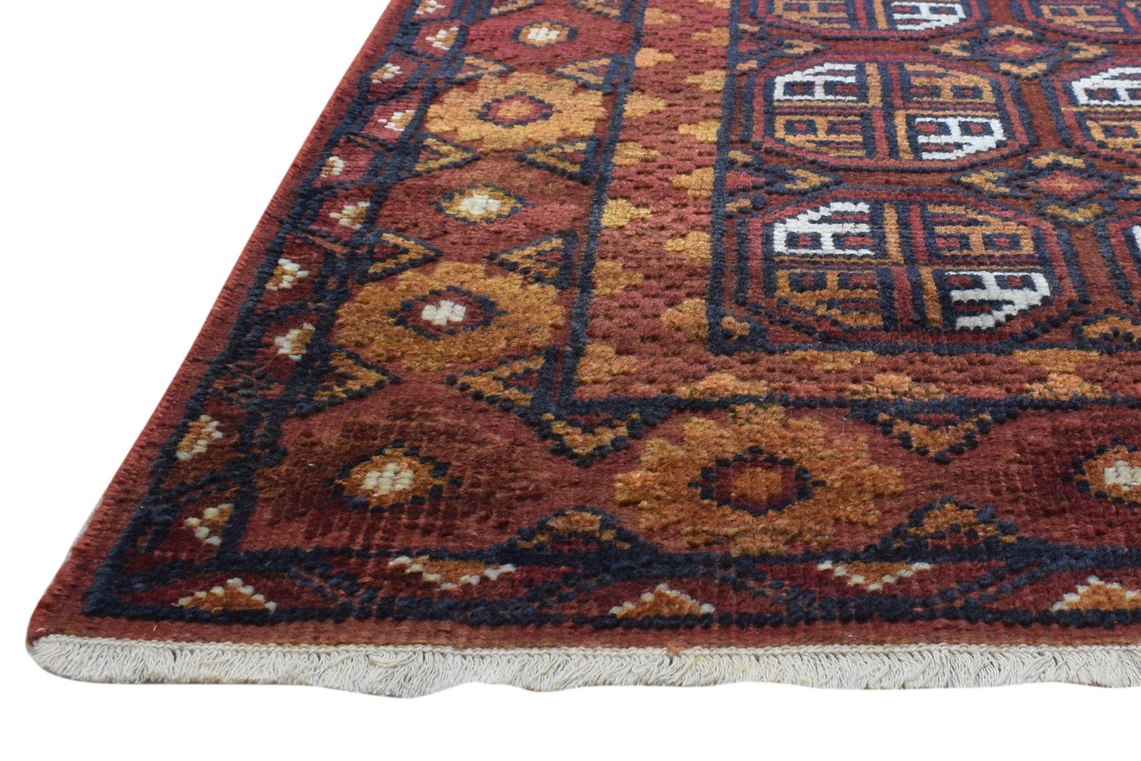 Hand Knotted Blue Wool Silk Rug 6X9 Persian Herati Oriental Room Size Carpet   7864088101013