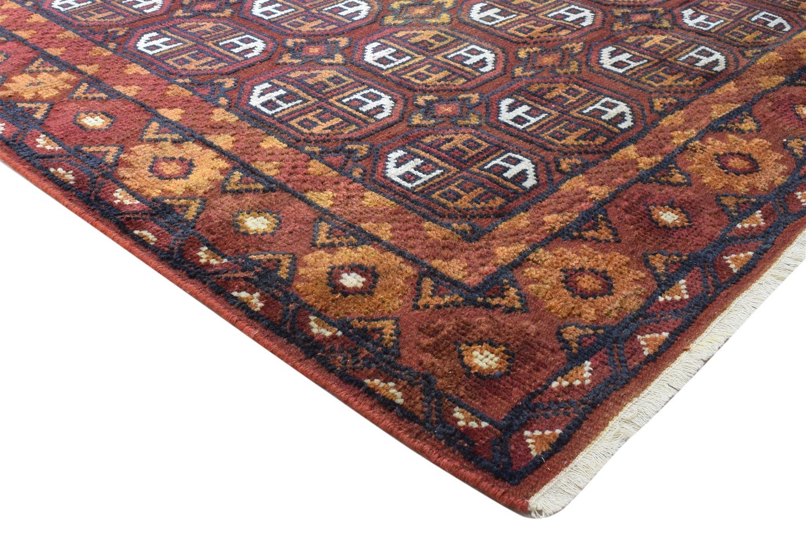 Hand Knotted Blue Wool Silk Rug 6X9 Persian Herati Oriental Room Size Carpet   7864088101013