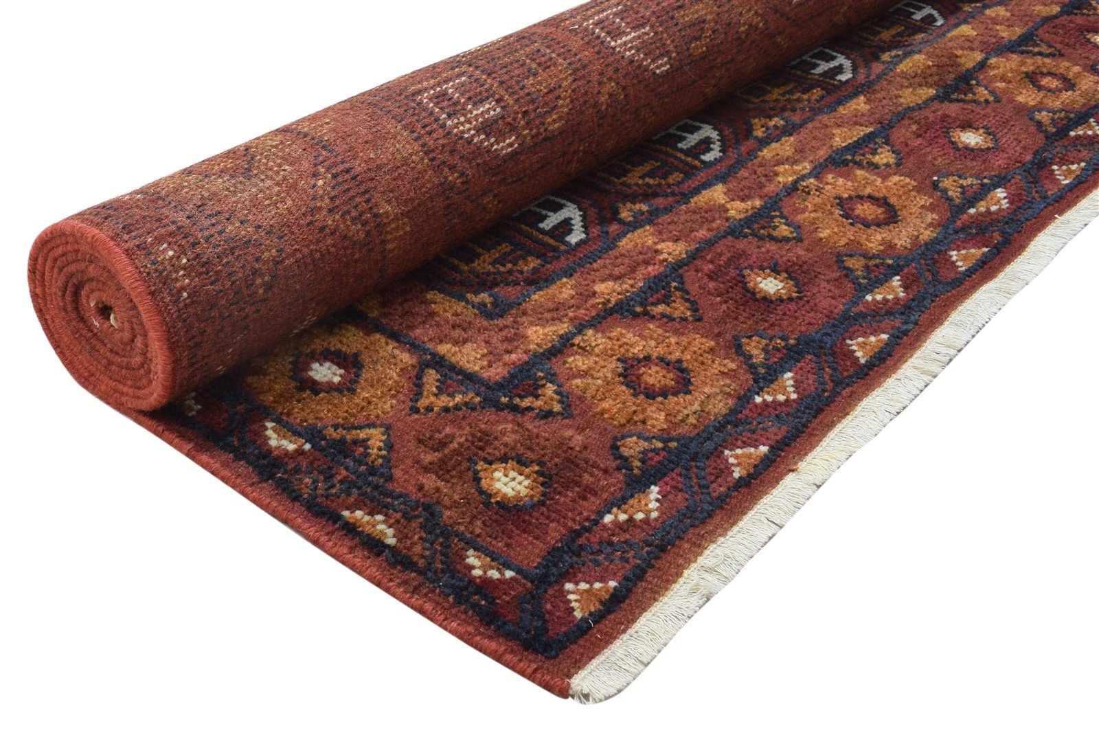 Hand Knotted Blue Wool Silk Rug 6X9 Persian Herati Oriental Room Size Carpet   7864088101013