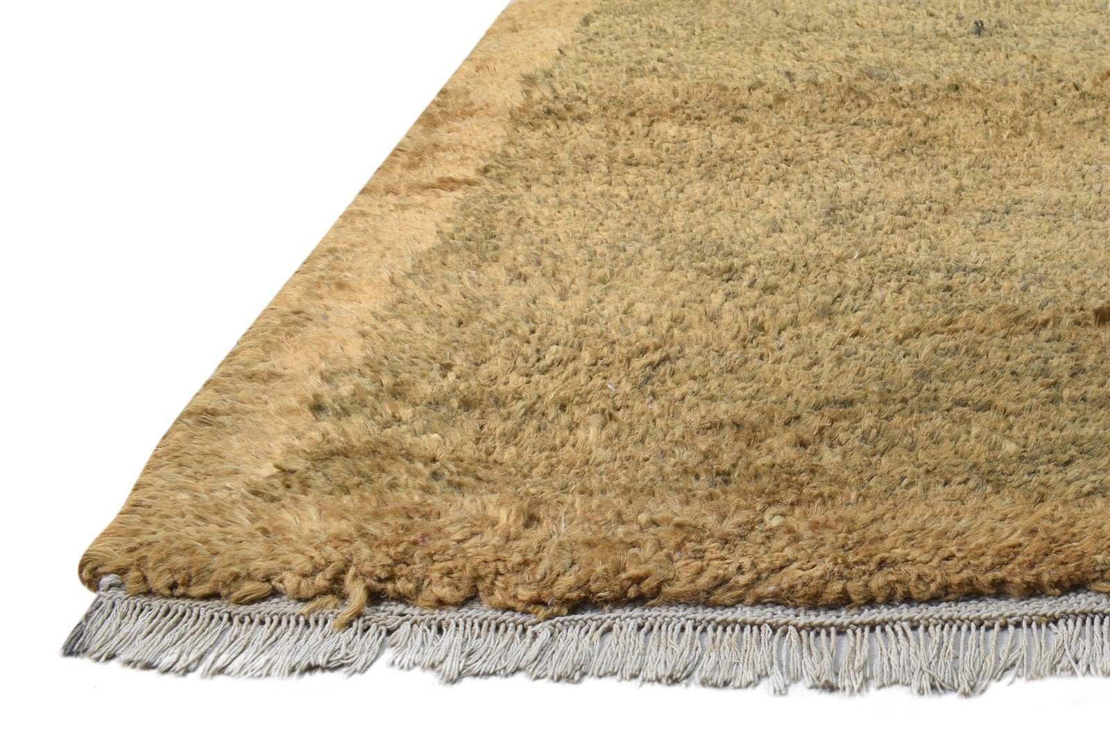 Hand Knotted Brown Hemp Rug 2' X 3' Modern Scandinavian Bordered Small Carpet   7865141330069