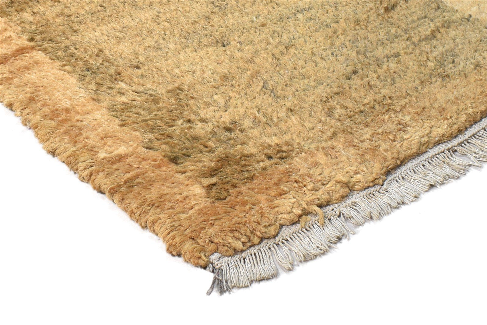 Hand Knotted Brown Hemp Rug 2' X 3' Modern Scandinavian Bordered Small Carpet   7865141330069