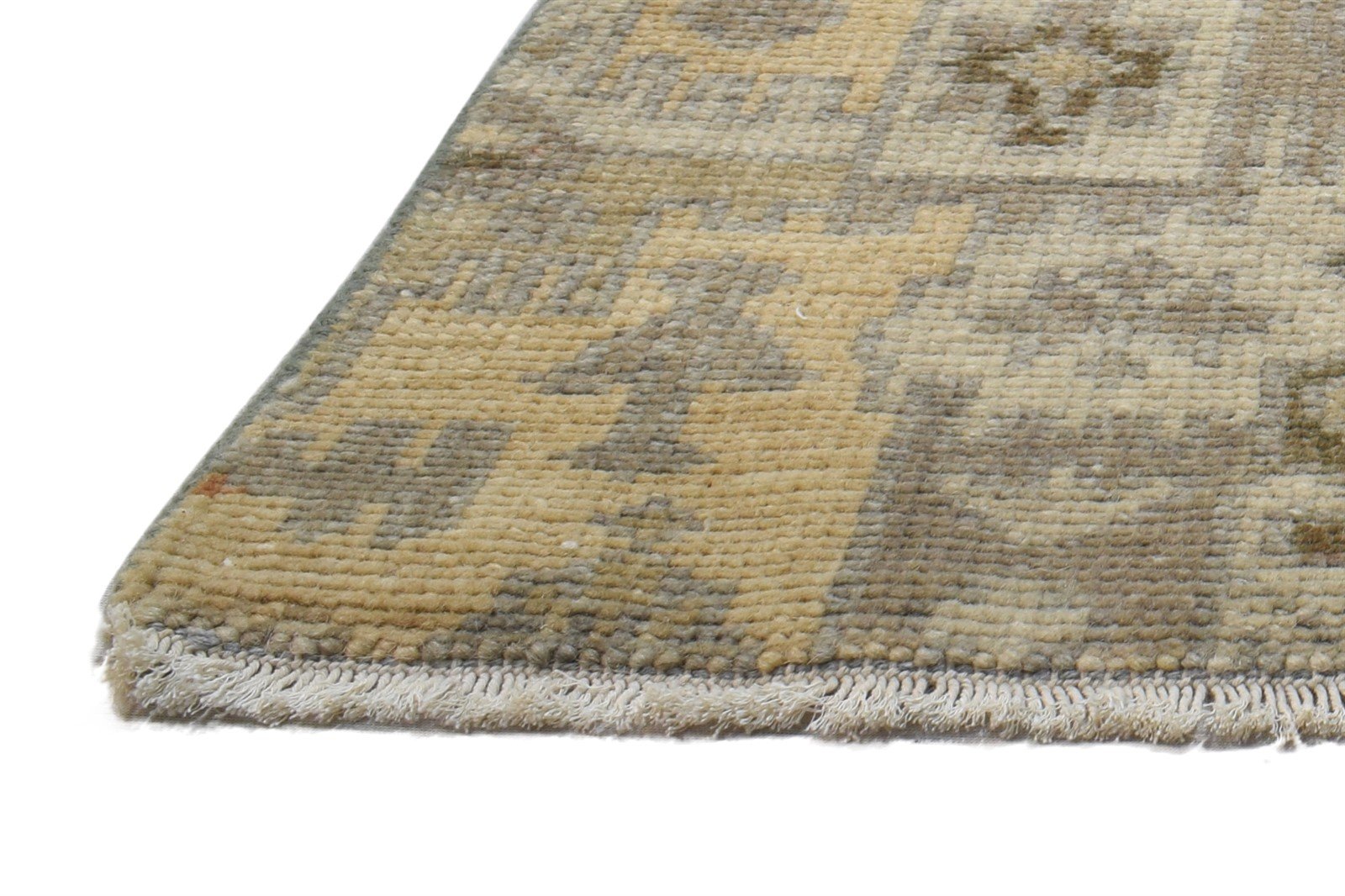 Hand Knotted Brown Wool Rug 2' X 2' Persian Kazak Oriental Small Carpet   7864119066773