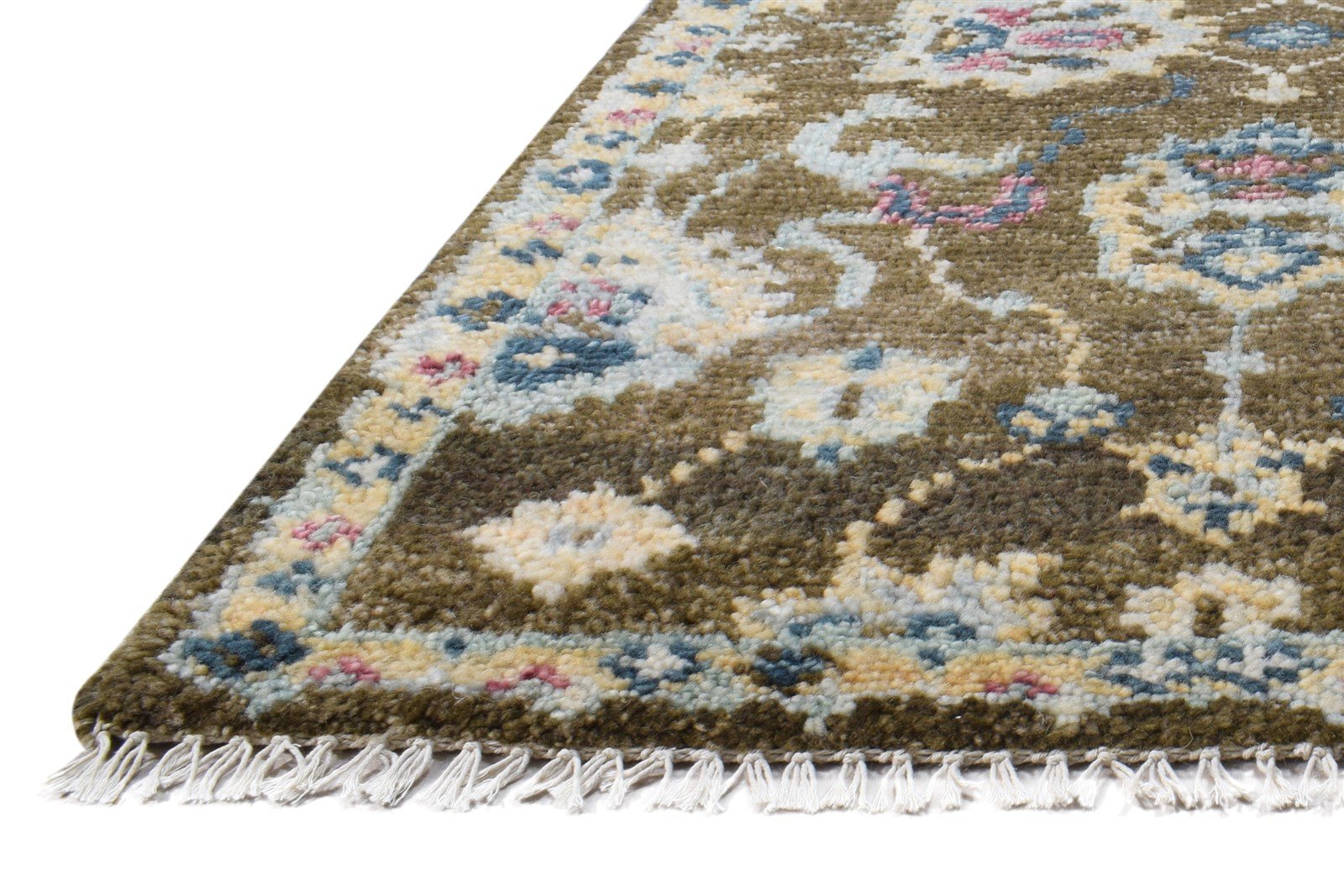 Hand Knotted Brown Wool Rug 3' X 8' Persian Oushak Oriental Small Runner   7865017368725