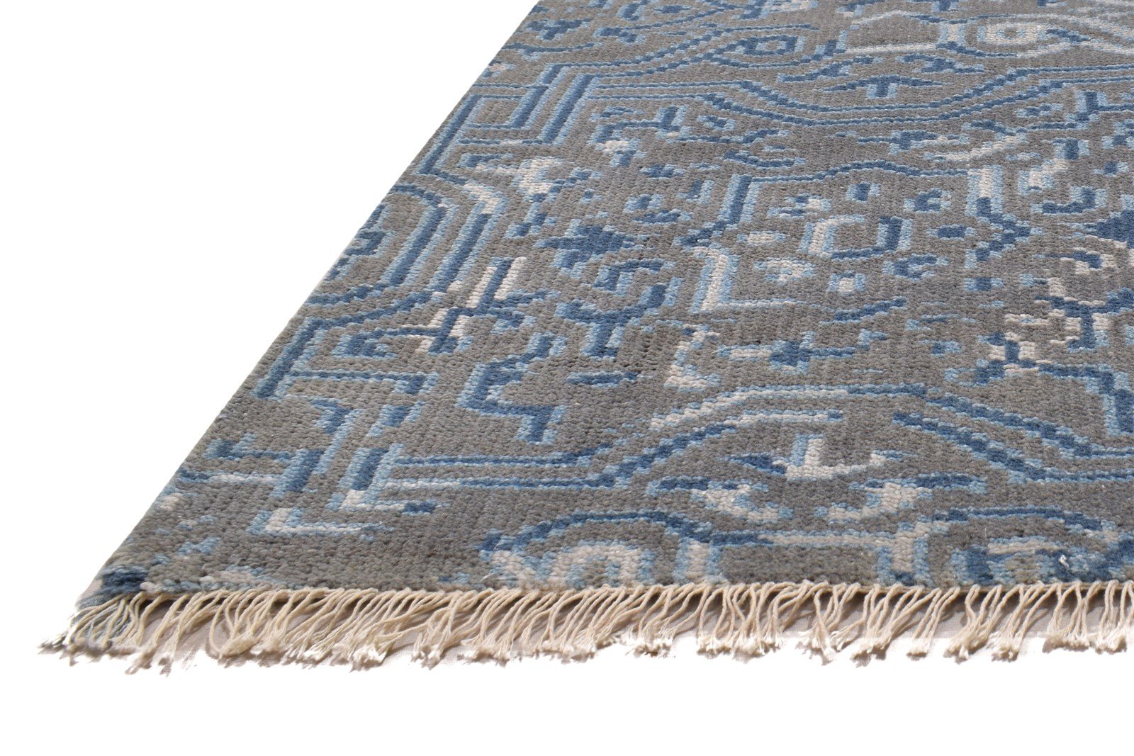 Hand Knotted Brown Wool / Silk Rug 5X8 Modern Indian Oriental Room Size Carpet   7864512544917