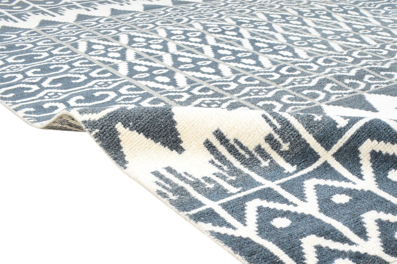 Hand Knotted Charcoal Wool Rug 6X9 Modern Scandinavian Nordic Room Size Carpet   7864571789461