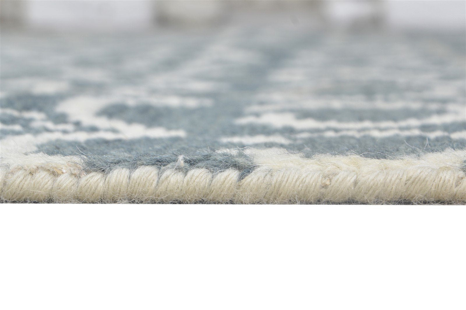 Hand Knotted Charcoal Wool Rug 6X9 Modern Scandinavian Nordic Room Size Carpet   7864571789461