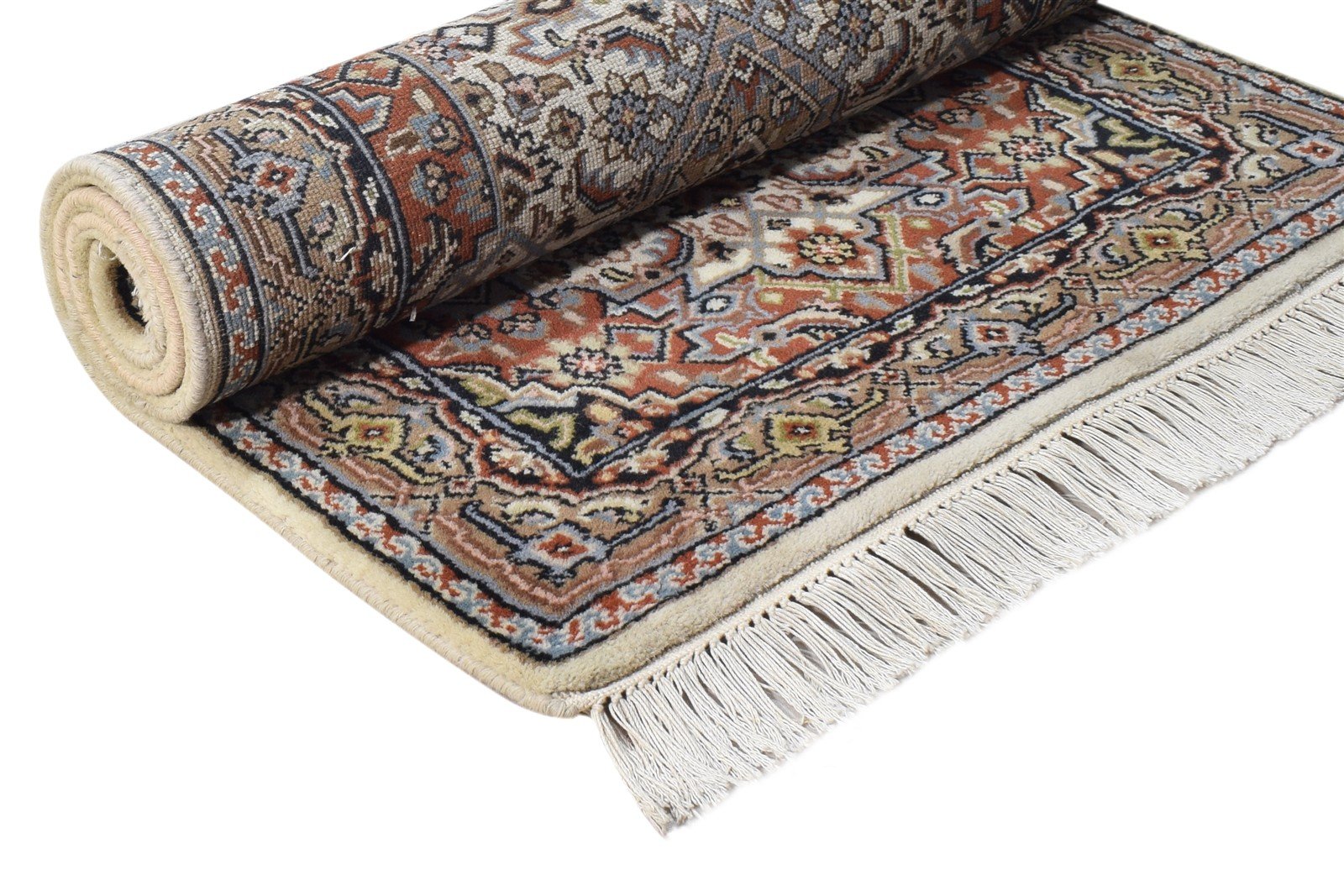 Hand Knotted Cream Wool Rug 2'6 X 4' Persian Tabriz Oriental Small Carpet   7864679104661