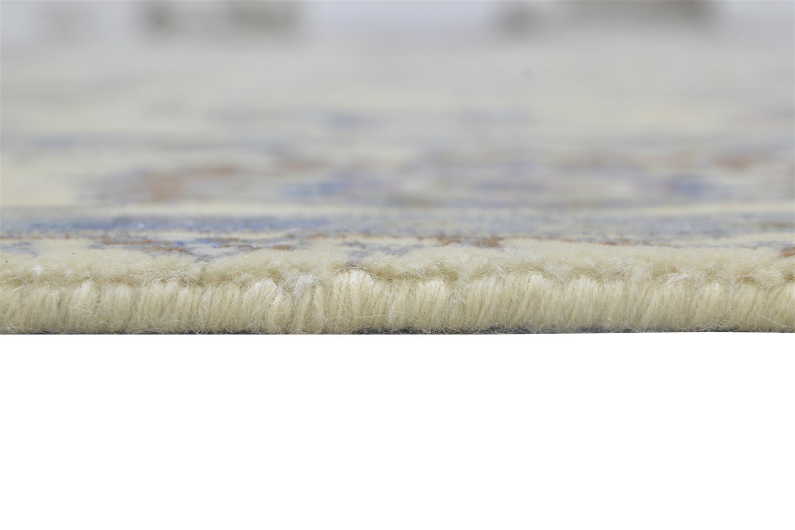 Hand Knotted Cream Wool Silk Rug 8' X 10' Persian Oushak Oriental Large Carpet   7864320721045