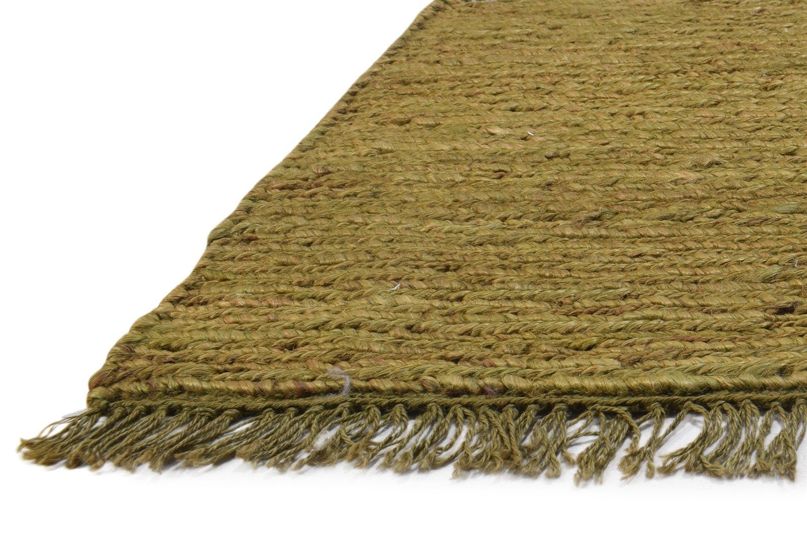 Hand Knotted Gold Hemp Rug 2'6 X 2' Modern Scandinavian Solid Small Carpet   7864502255765