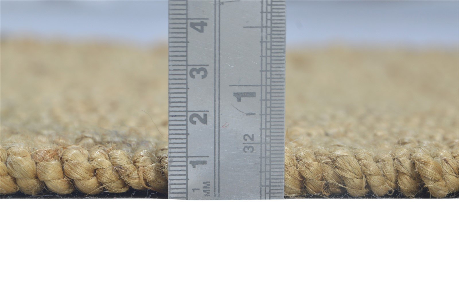 Dolli Hand Knotted Gold Hemp Rug 2' X 3' Modern Scandinavian Solid   7864502026389