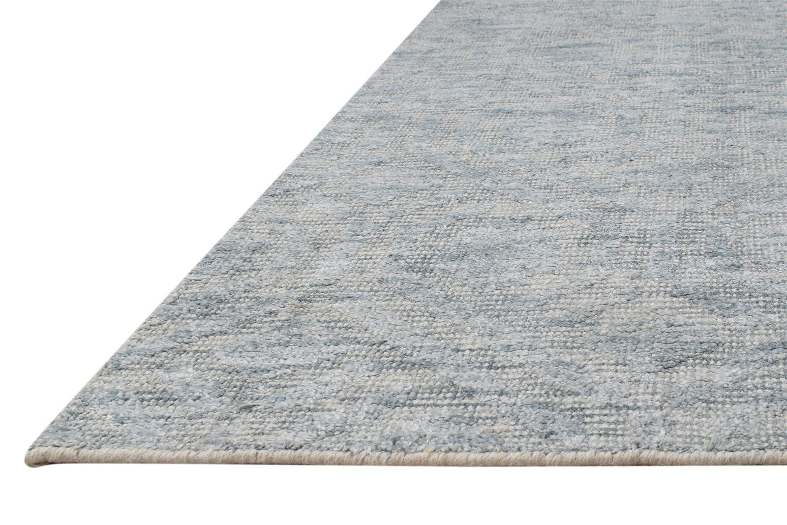 Hand Knotted Grey Rayon From Bamboo Rug 8X10 Modern Scandinavian Trellis Large   7864493965461