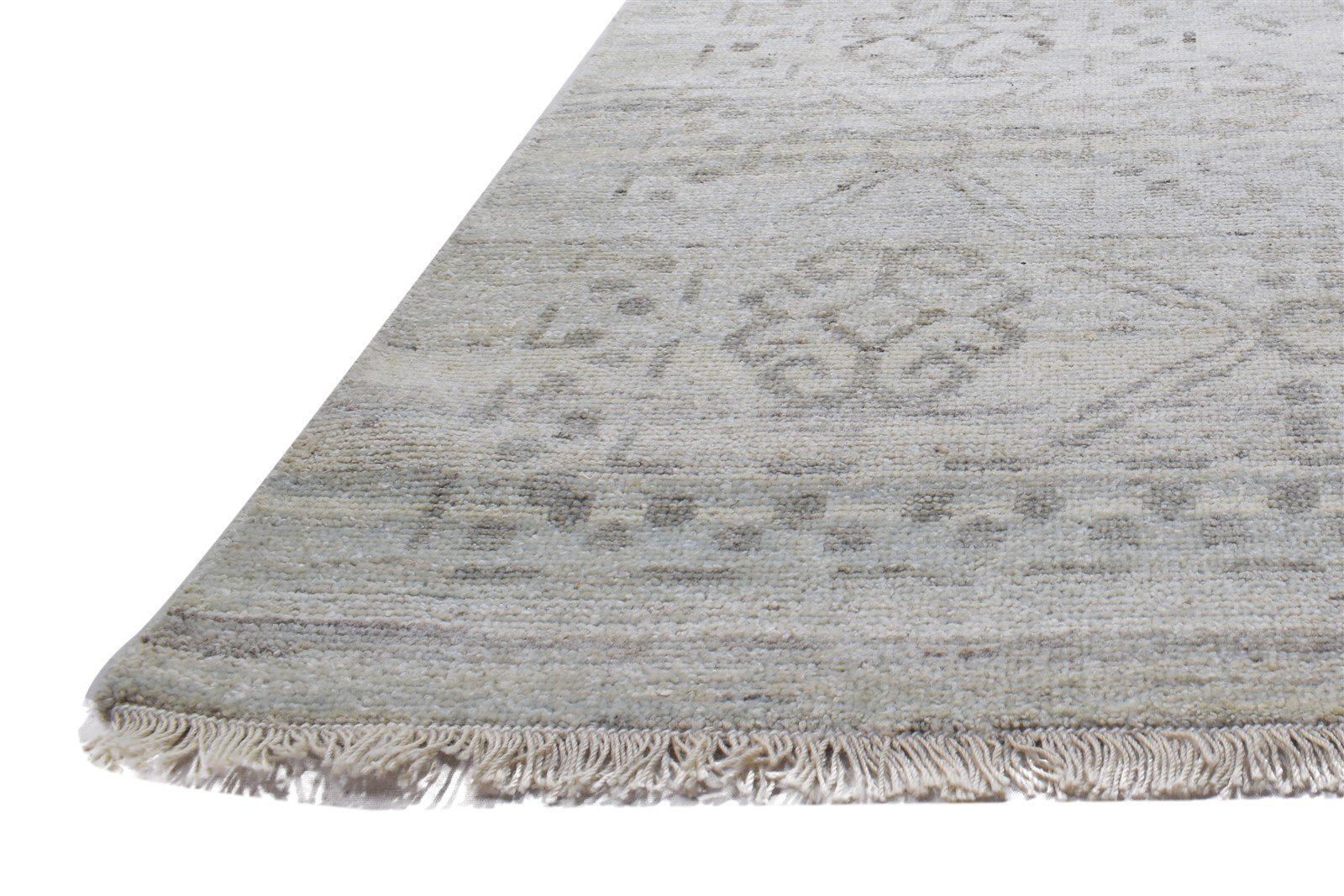 Hand Knotted Grey Wool Rug 10' X 15' Persian Bokhara Oriental Extra Large Carpet   7864105369749