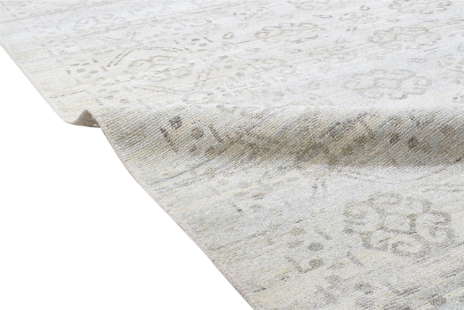 Hand Knotted Grey Wool Rug 10' X 15' Persian Bokhara Oriental Extra Large Carpet   7864105369749