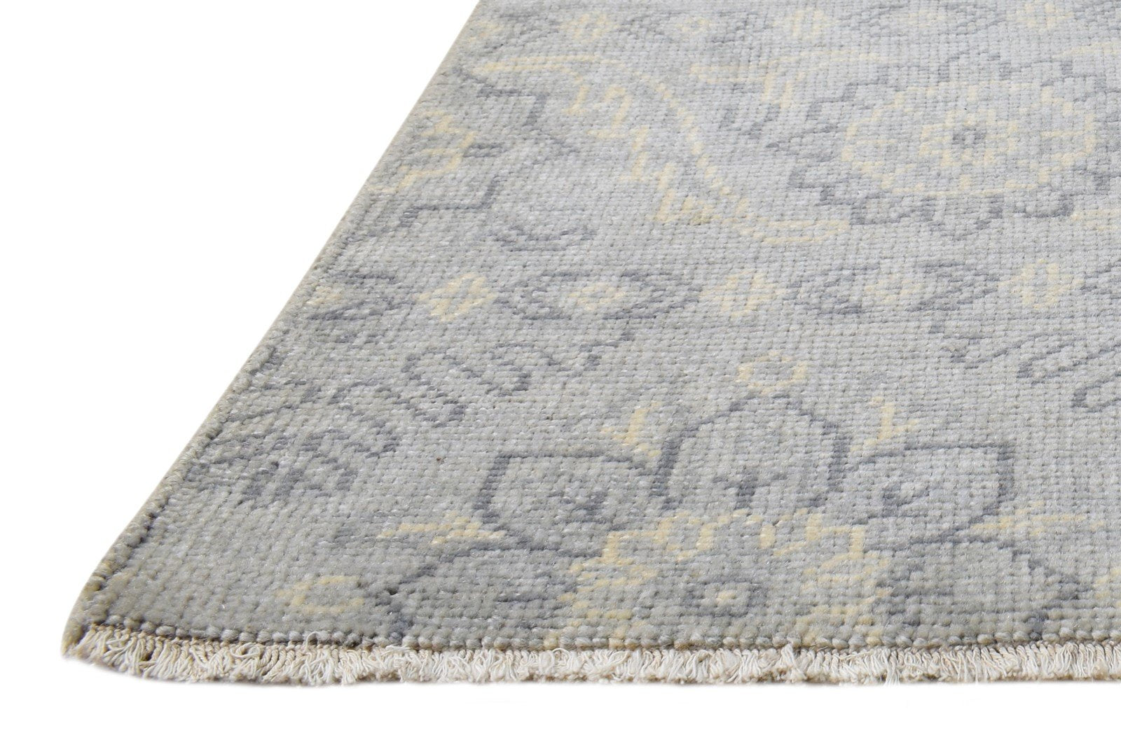 Hand Knotted Grey Wool Rug 2' X 2' Persian Oushak Oriental Small Carpet   7865151258773