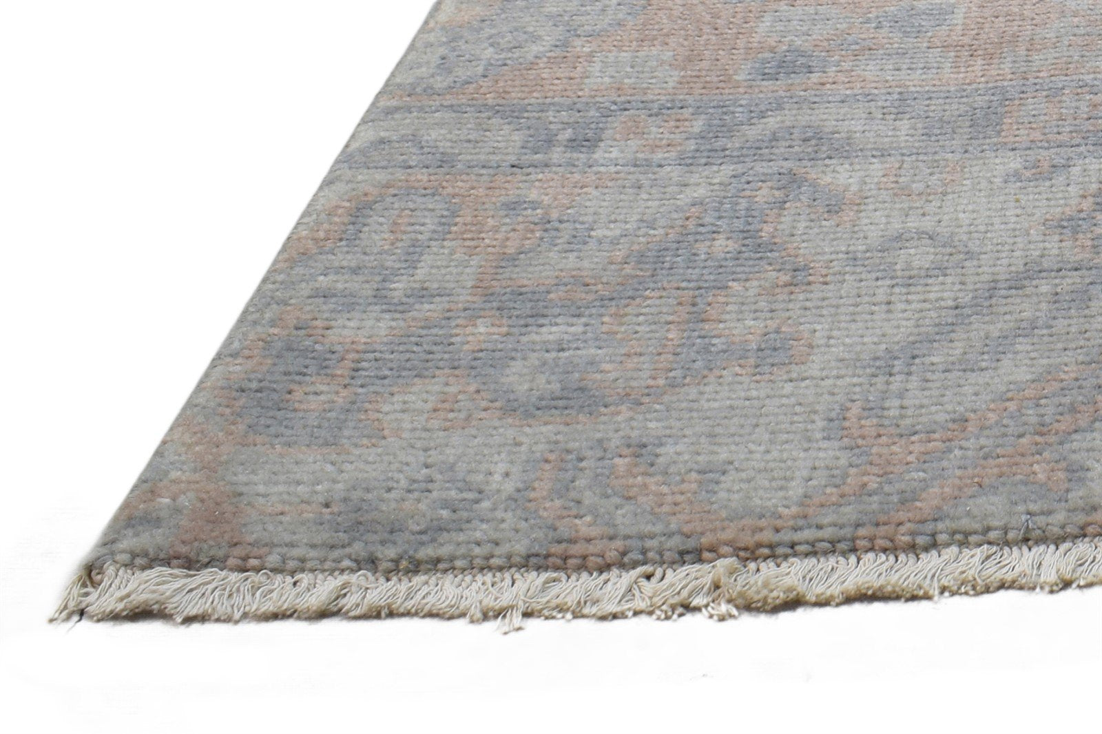 Hand Knotted Grey Wool Rug 2' X 2' Persian Oushak Oriental Small Carpet   7864119787669