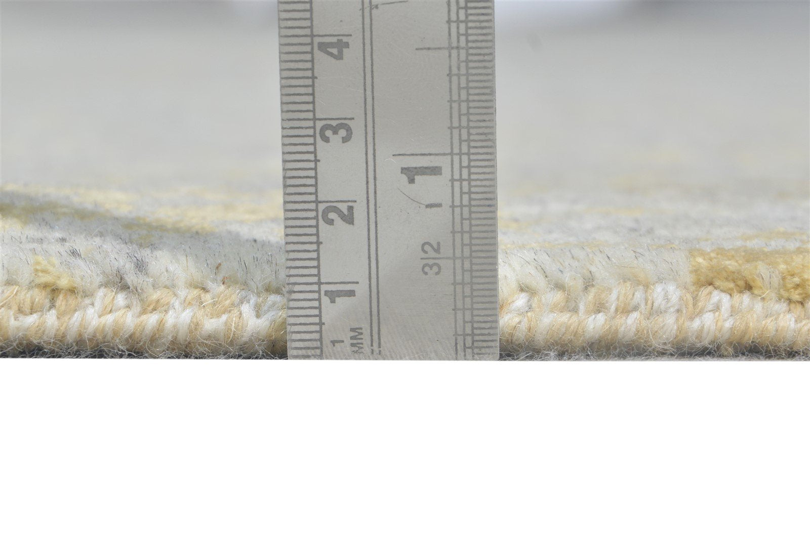 Hand Knotted Grey Wool / Silk Rug 7' X 9' Modern European Abstract Large Carpet   7864608522389