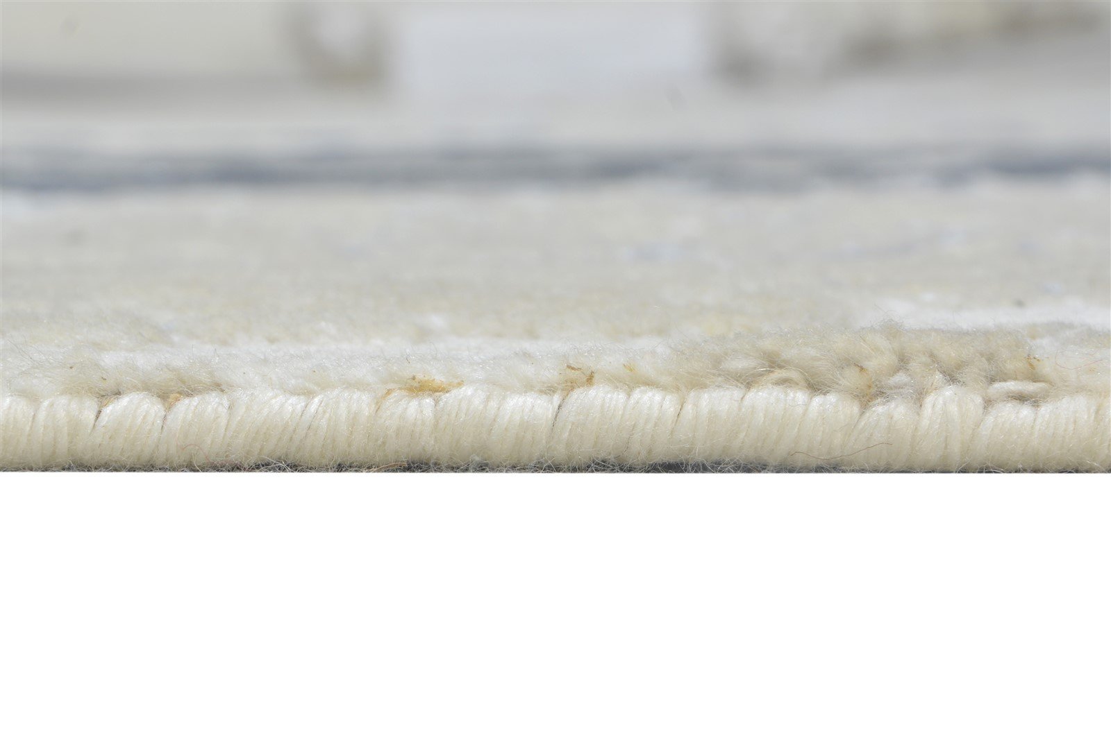 Hand Knotted Grey Wool / Silk Rug 8X10 Modern American Abstract Large Carpet   7865106235541
