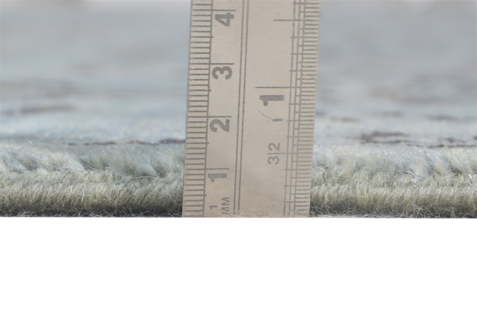 Hand Knotted Grey Wool / Silk Rug 8X10 Modern Oriental Abstract Large Carpet   7864601018517