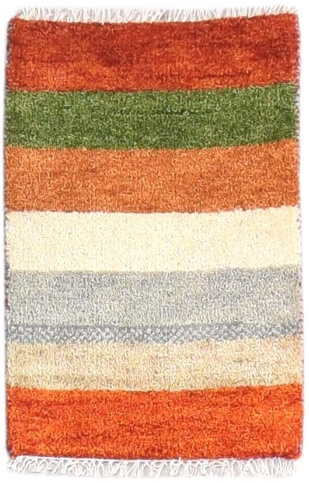 Hand Knotted Multi Color Wool Rug 1X2 Persian Southwestern Tribal Small Carpet   7865181601941