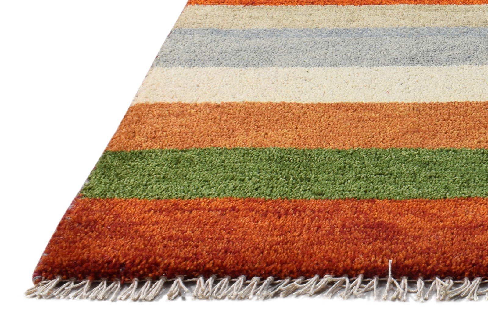 Hand Knotted Multi Color Wool Rug 1X2 Persian Southwestern Tribal Small Carpet   7865181601941