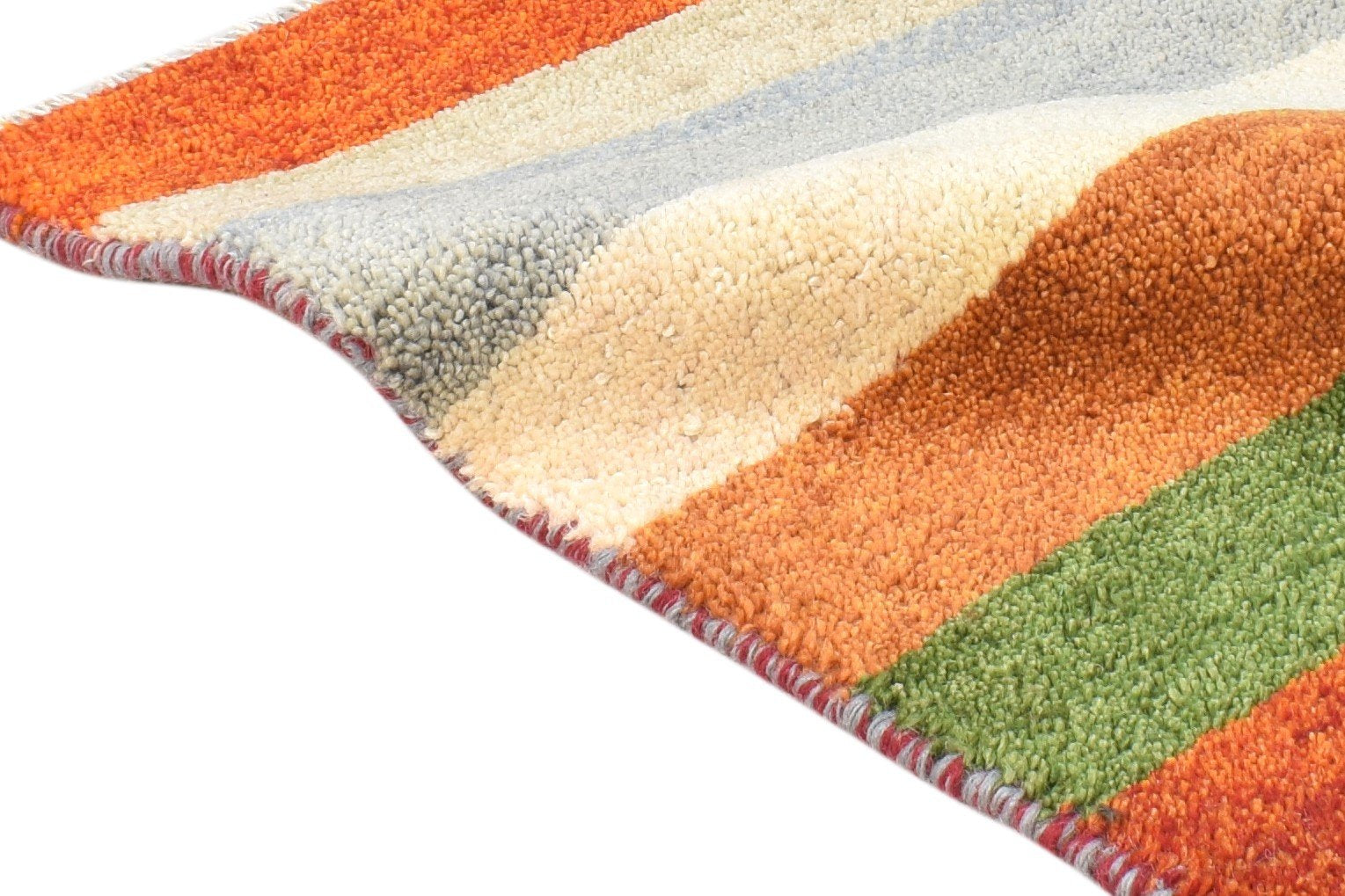 Mahalia Hand Knotted Multi Color Wool Rug 1X2 Persian Southwestern Tribal   7865181601941