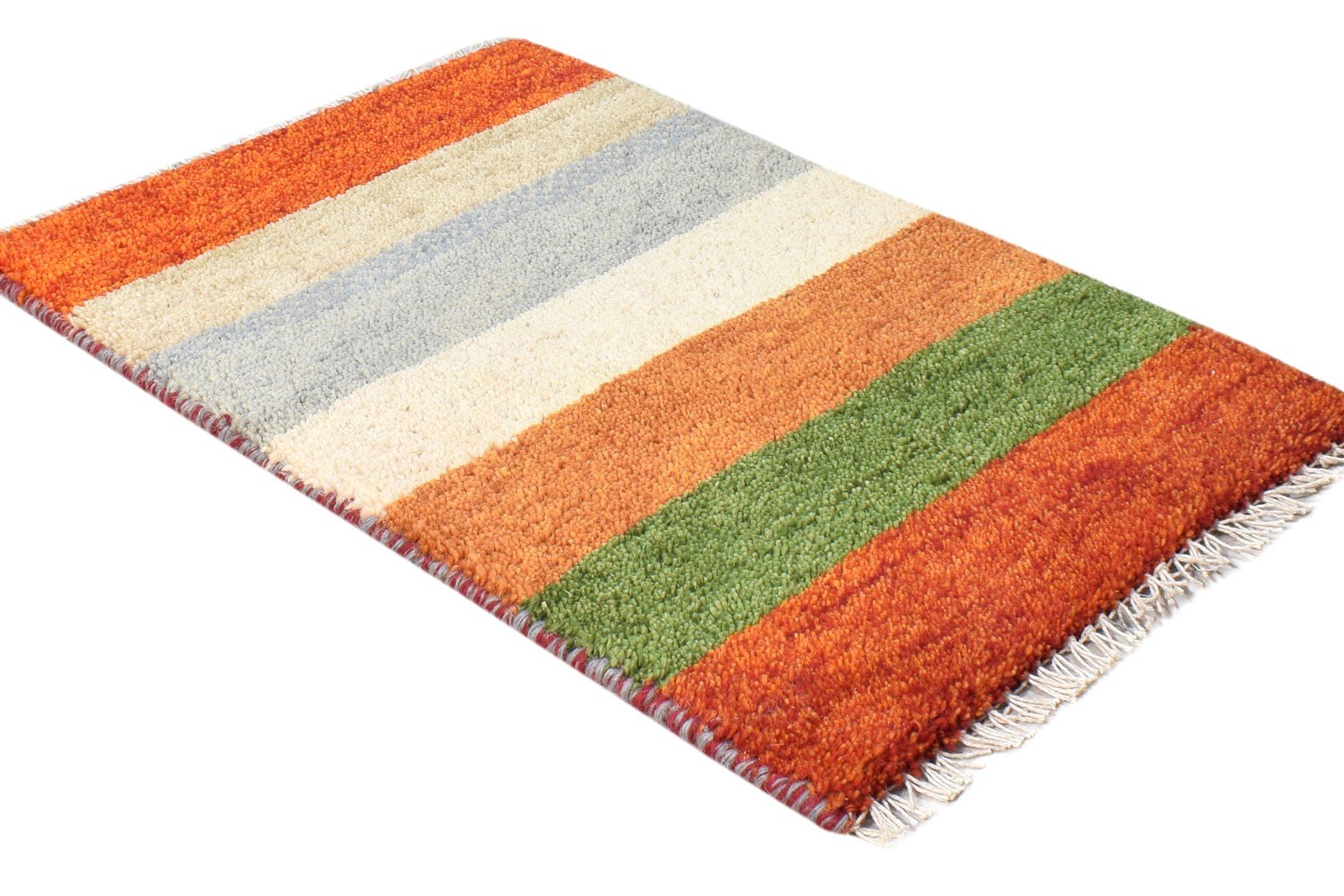 Mahalia Hand Knotted Multi Color Wool Rug 1X2 Persian Southwestern Tribal   7865181601941