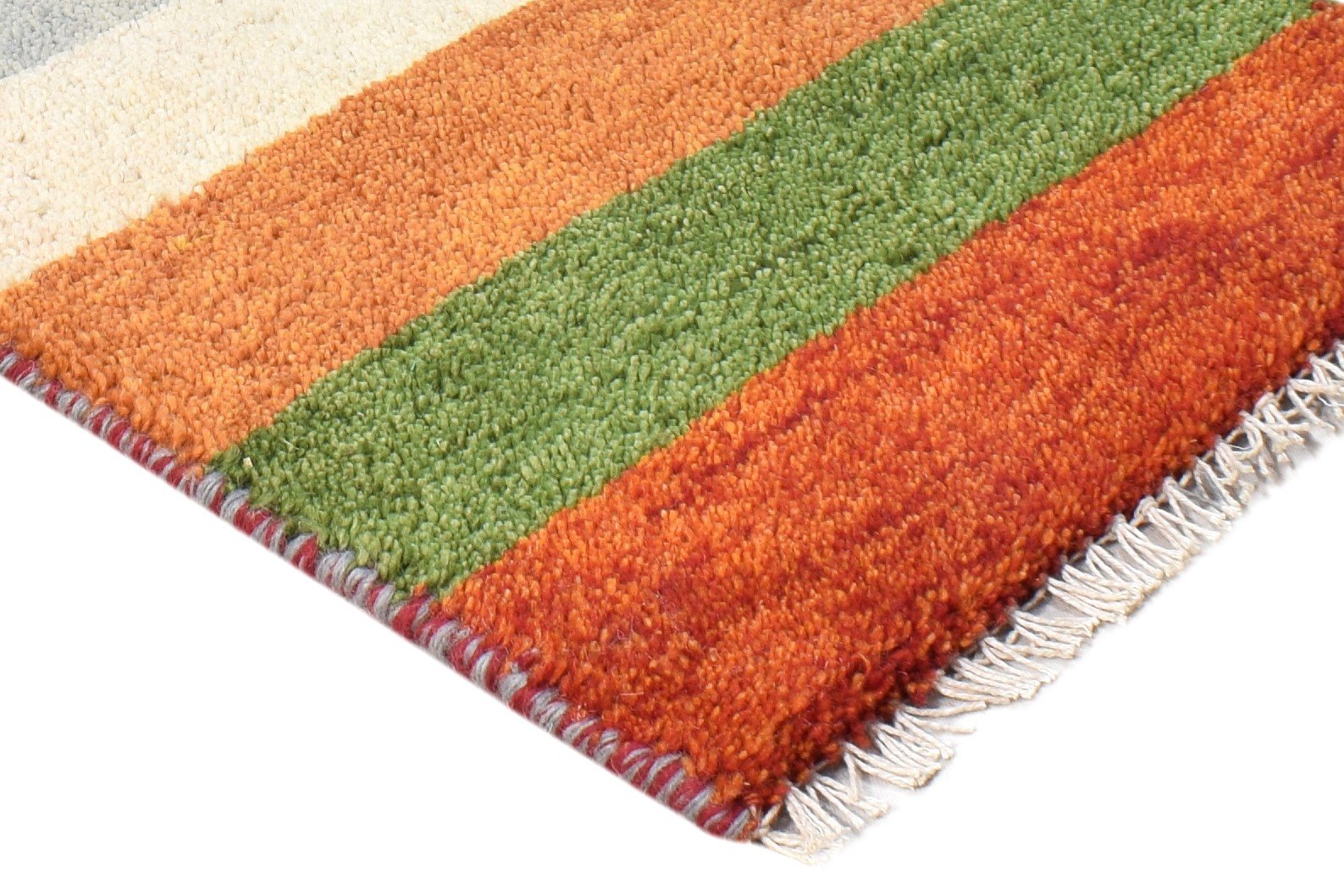 Mahalia Hand Knotted Multi Color Wool Rug 1X2 Persian Southwestern Tribal   7865181601941