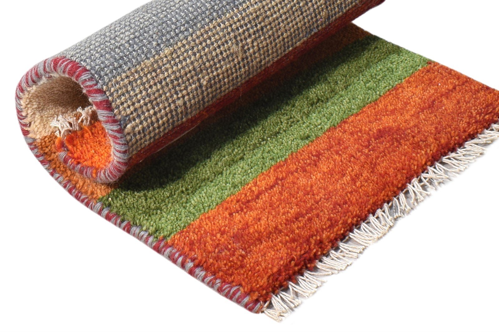 Mahalia Hand Knotted Multi Color Wool Rug 1X2 Persian Southwestern Tribal   7865181601941