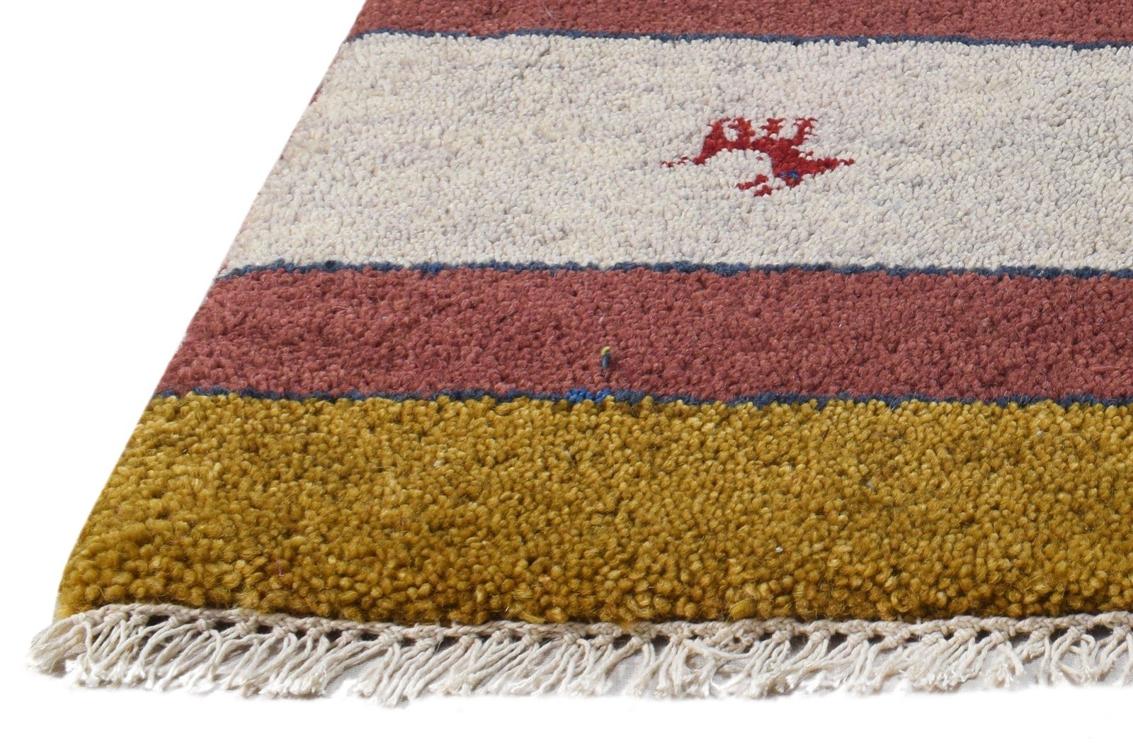 Kitti Hand Knotted Multi Color Wool Rug 1X2 Southwestern Gabbeh Tribal   7864557174933