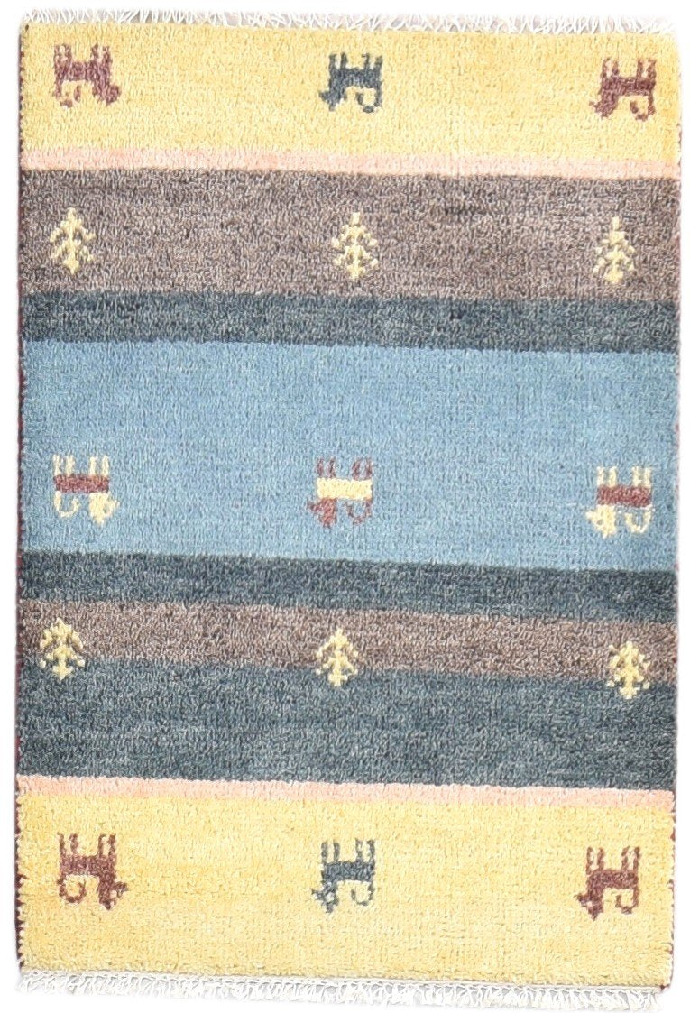 Hand Knotted Multi Color Wool Rug 2X3 Southwestern American Tribal Small Carpet   7865056985237