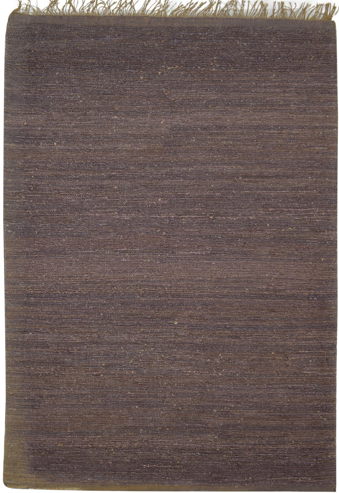 Hand Knotted Purple Jute Rug 5' X 8' Modern Scandinavian Solid Room Size Carpet   7860699299989