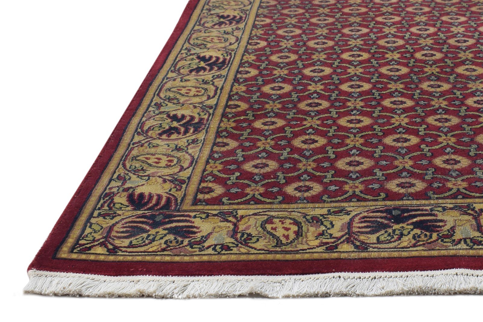 Hand Knotted Red Wool Rug 2'6 X 5' Persian Bijar Oriental Small Carpet   7864676188309