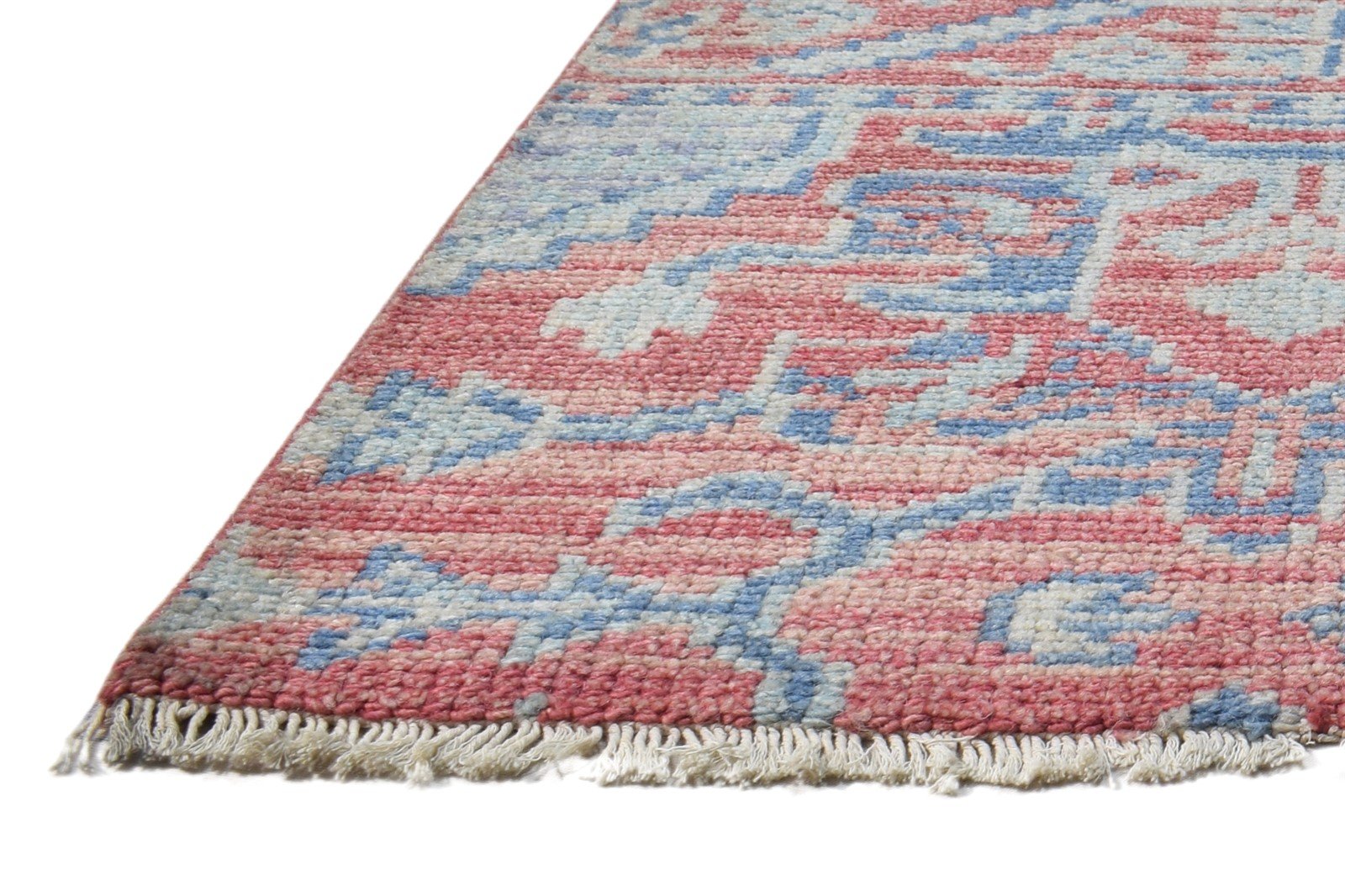 Hand Knotted Red Wool Rug 2' X 2' Persian Oushak Oriental Small Carpet   7864927322261
