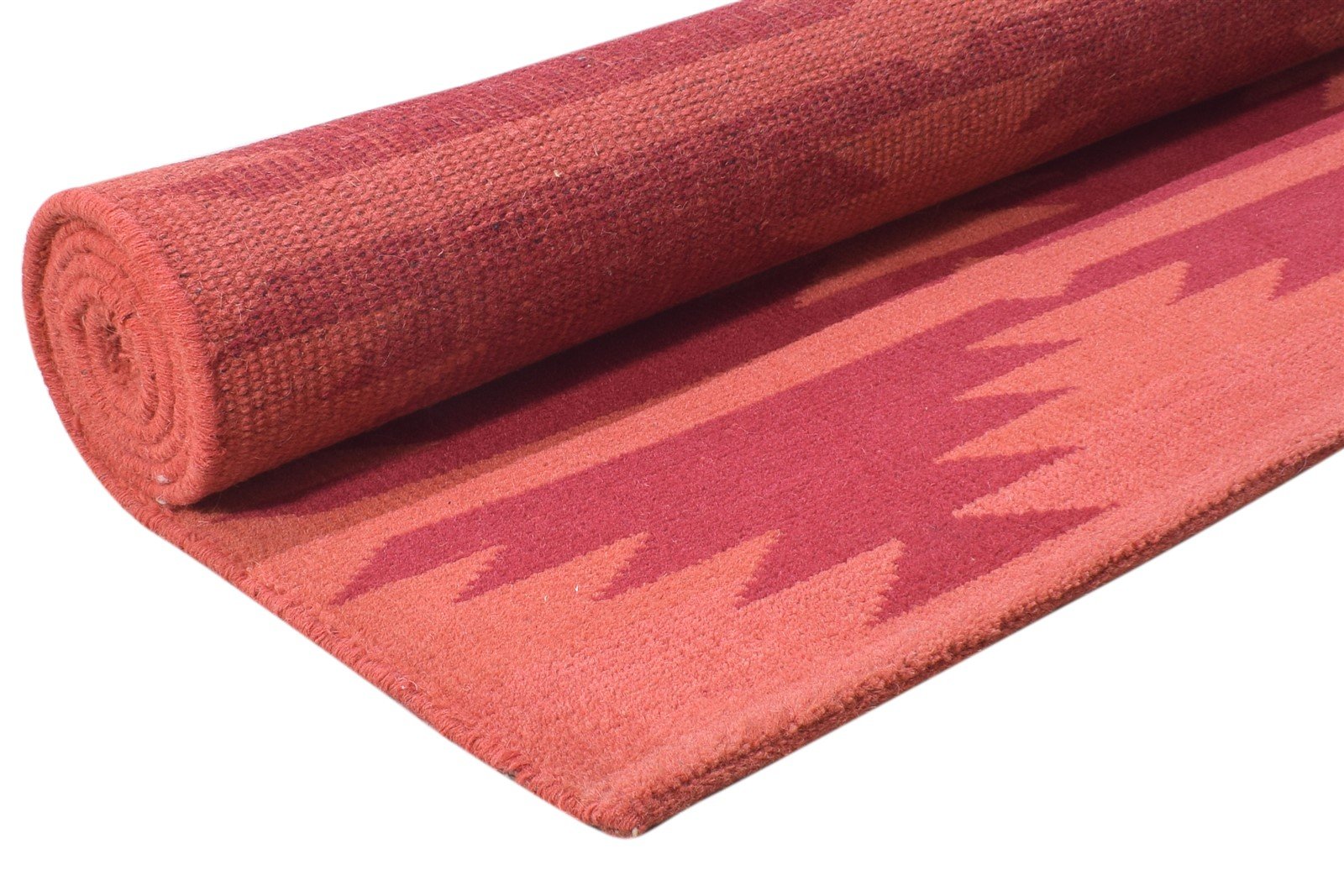 Hand Knotted Red Wool Rug 5' X 7' Persian Southwestern Tribal Room Size Carpet   7864411553941