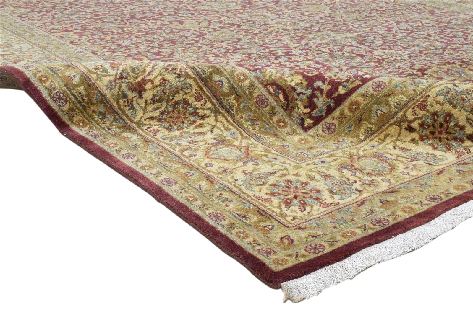 Hand Knotted Red Wool Rug 8' X 10' Persian Kashan Oriental Large Carpet   7860695466133