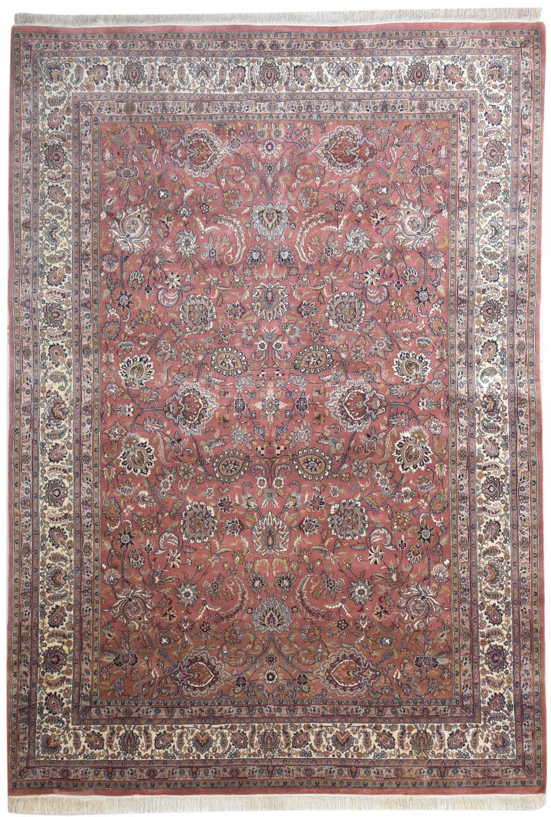 Hand Knotted Red Wool Rug 8' X 11' Persian Kashan Oriental Large Carpet   7864633098389