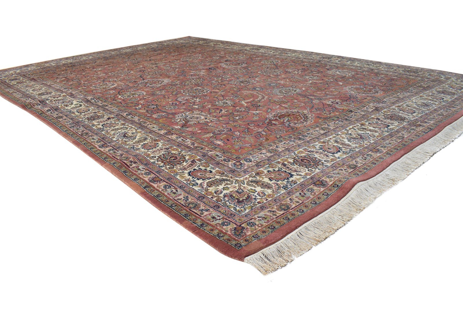 Hand Knotted Red Wool Rug 8' X 11' Persian Kashan Oriental Large Carpet   7864633098389