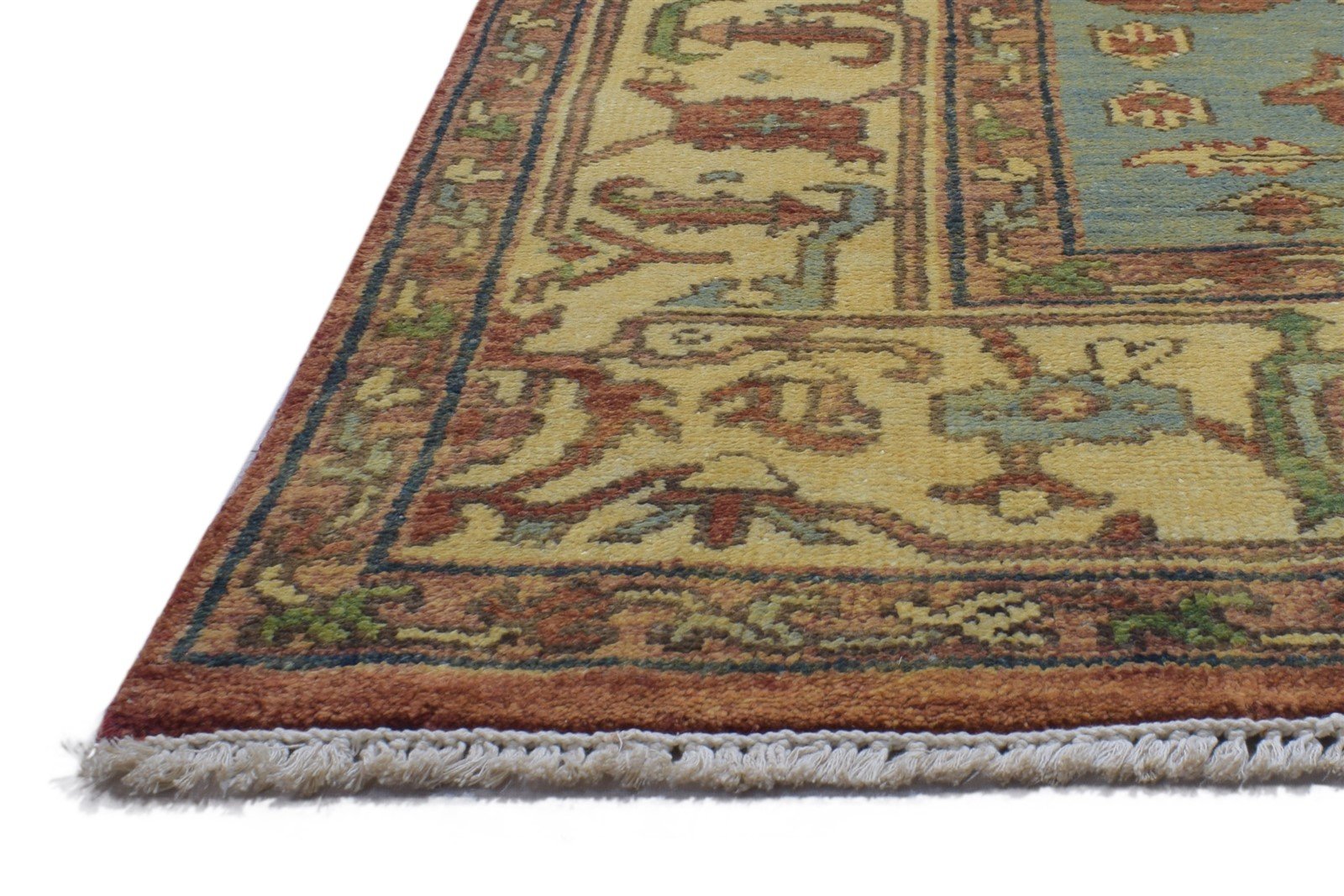 Hand Knotted Rust Wool Rug 8' X 10' Persian Serapi Oriental Large Carpet   7864195973269