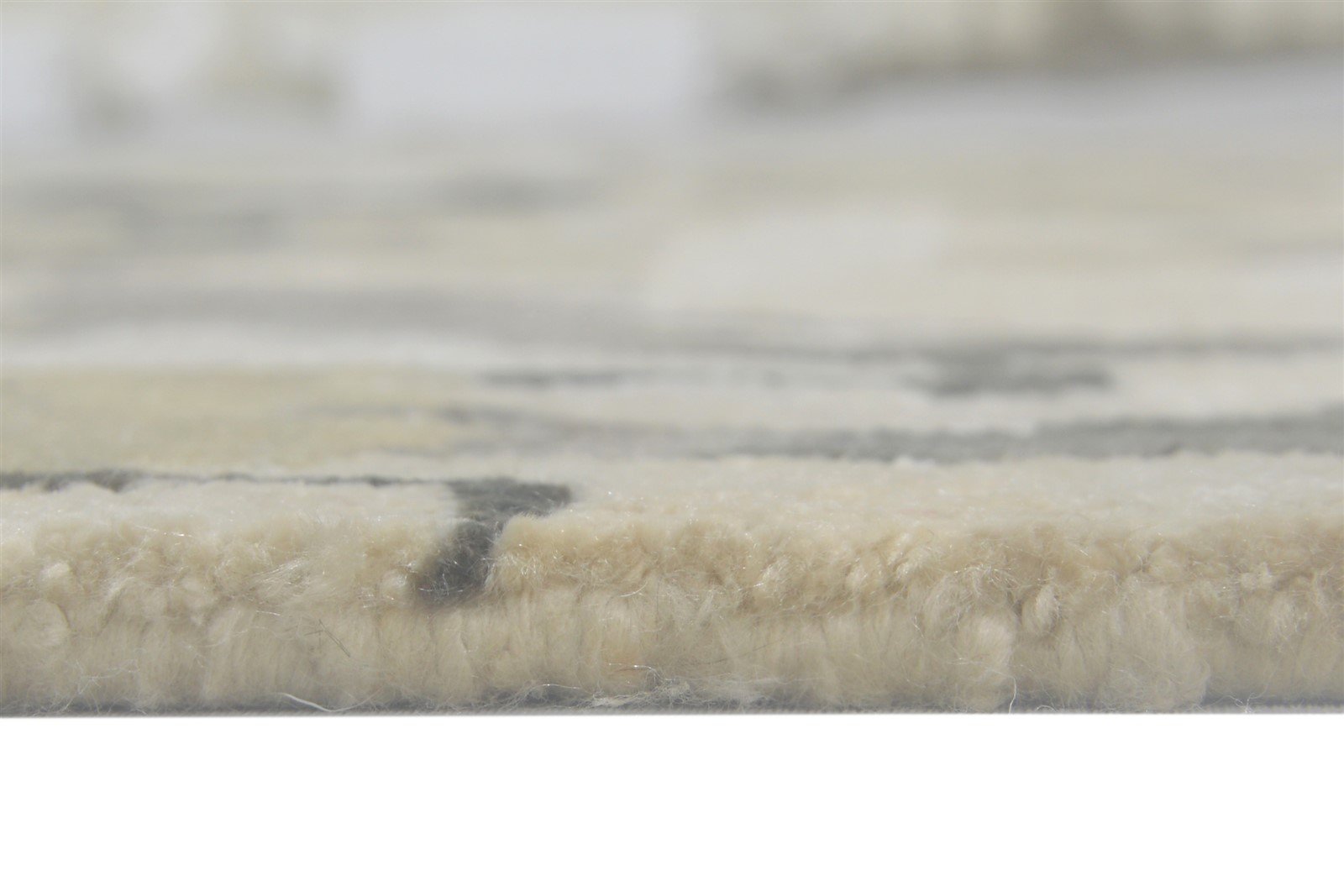 Hand Knotted Sage Wool / Silk Rug 5X8 Modern Indian Abstract Room Size Carpet   7864090427541