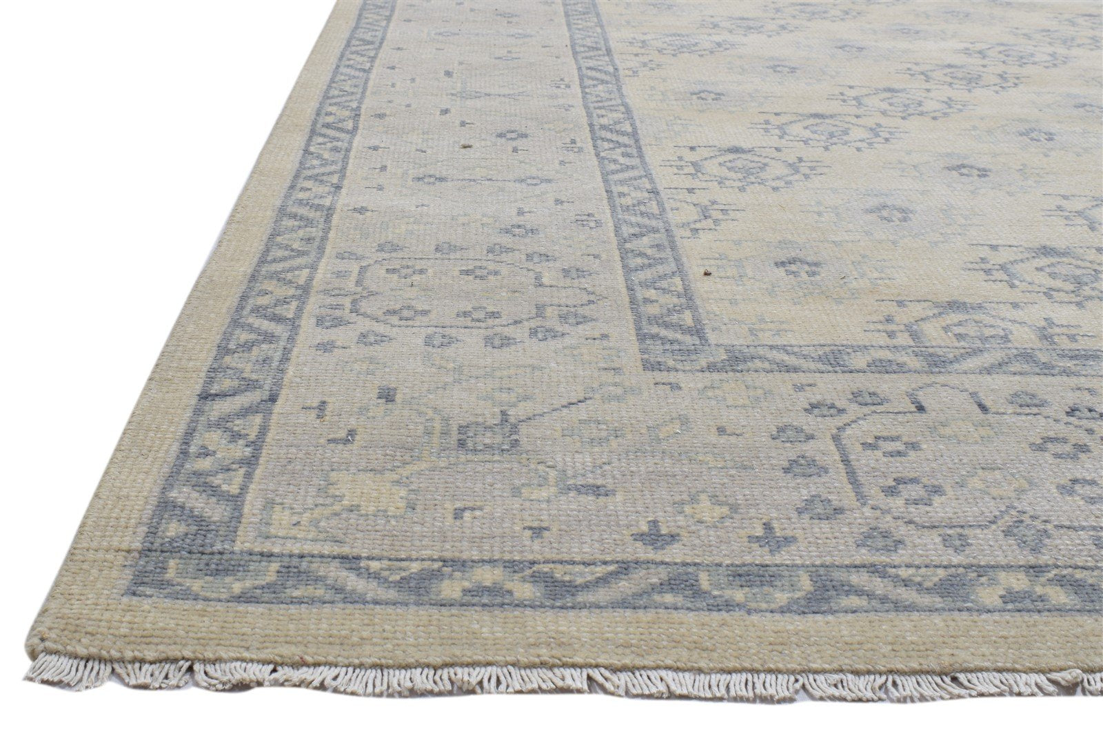 Hand Knotted Sand Wool Rug 10' X 8' Persian Bokhara Oriental Extra Large Carpet   7860688289941