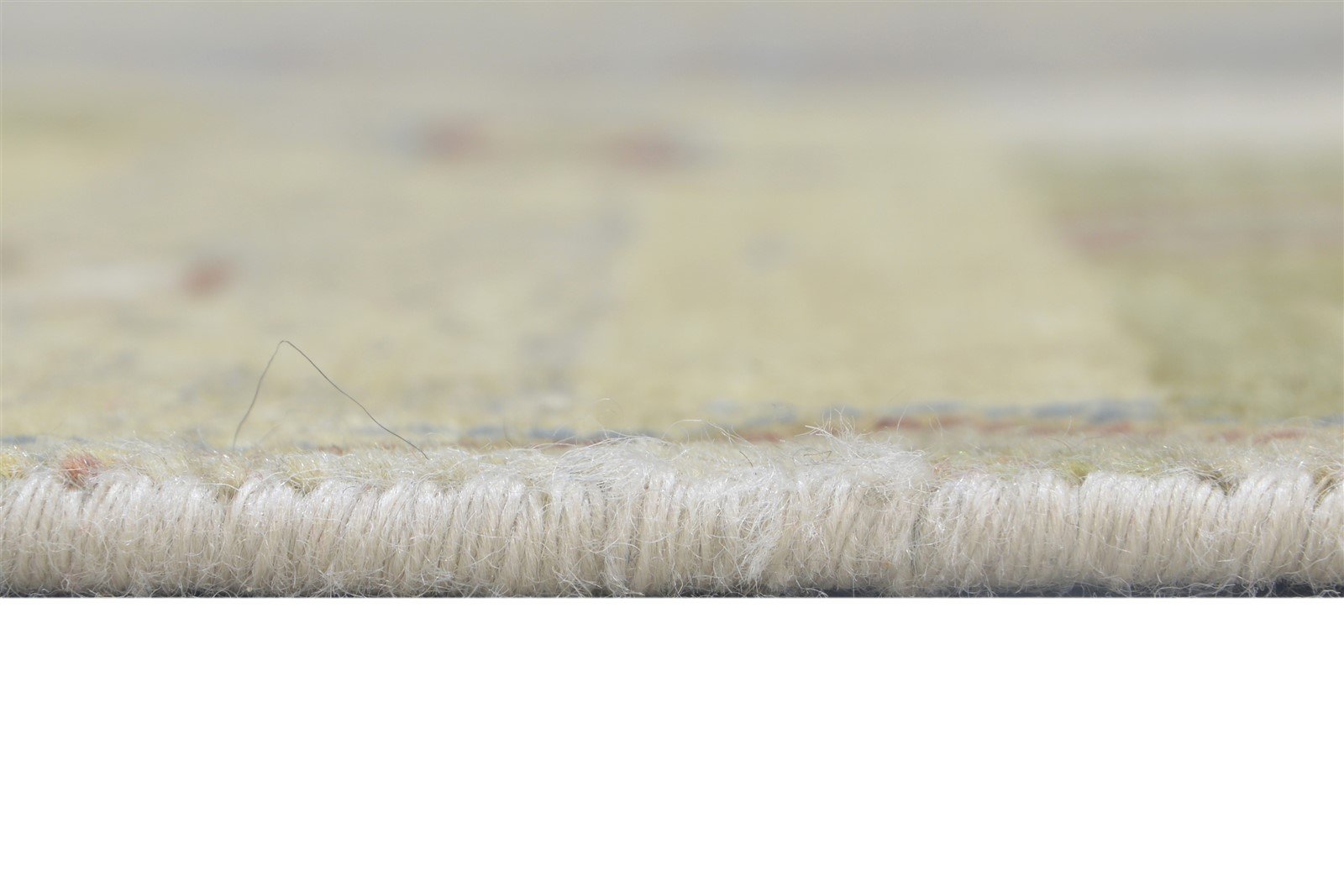 Hand Knotted Sand Wool Rug 7' X 10' Persian Mughal Oriental Large Carpet   7864497701013