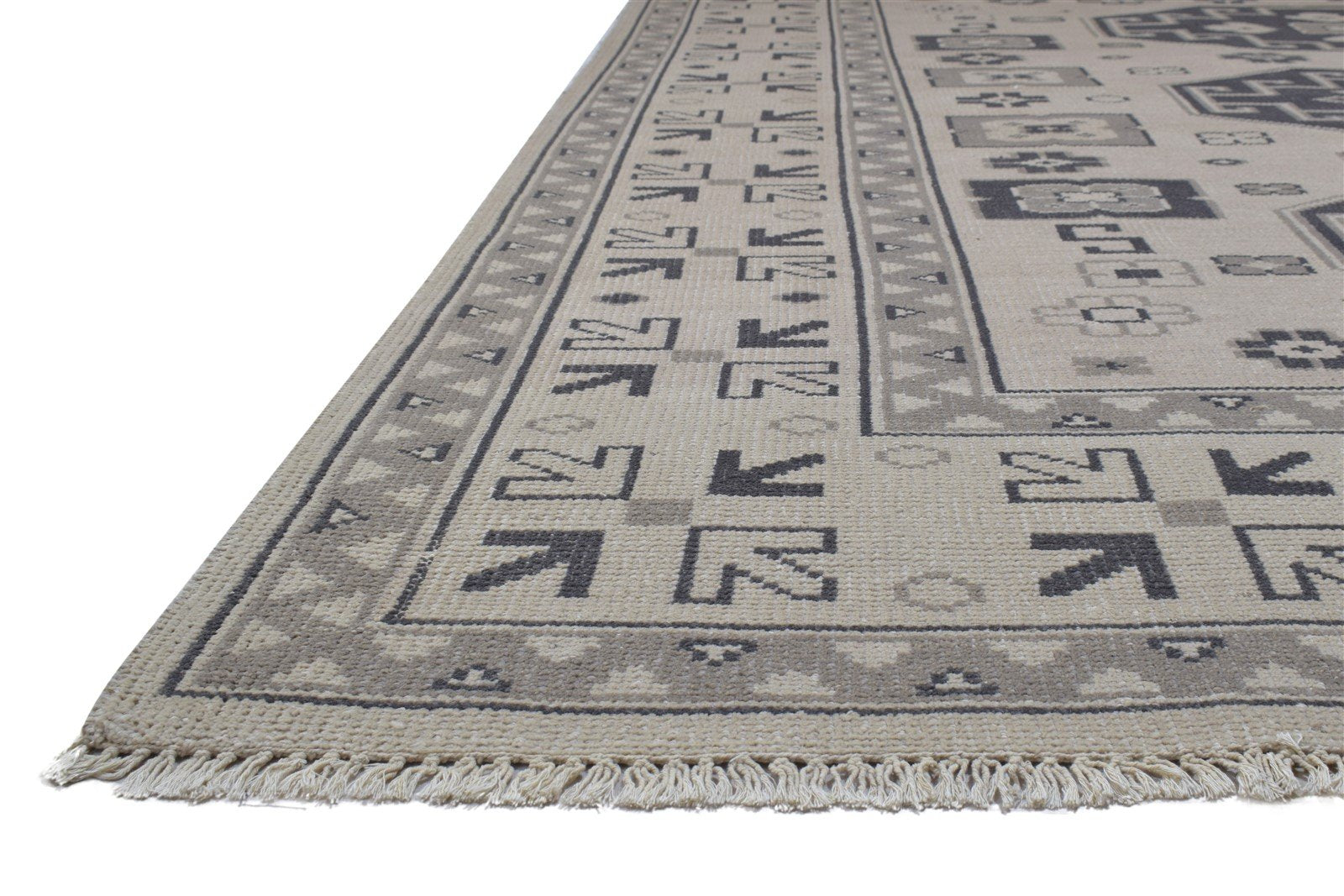 Hand Knotted Sand Wool Rug 8' X 10' Persian Khotan Oriental Large Carpet   7864176410773