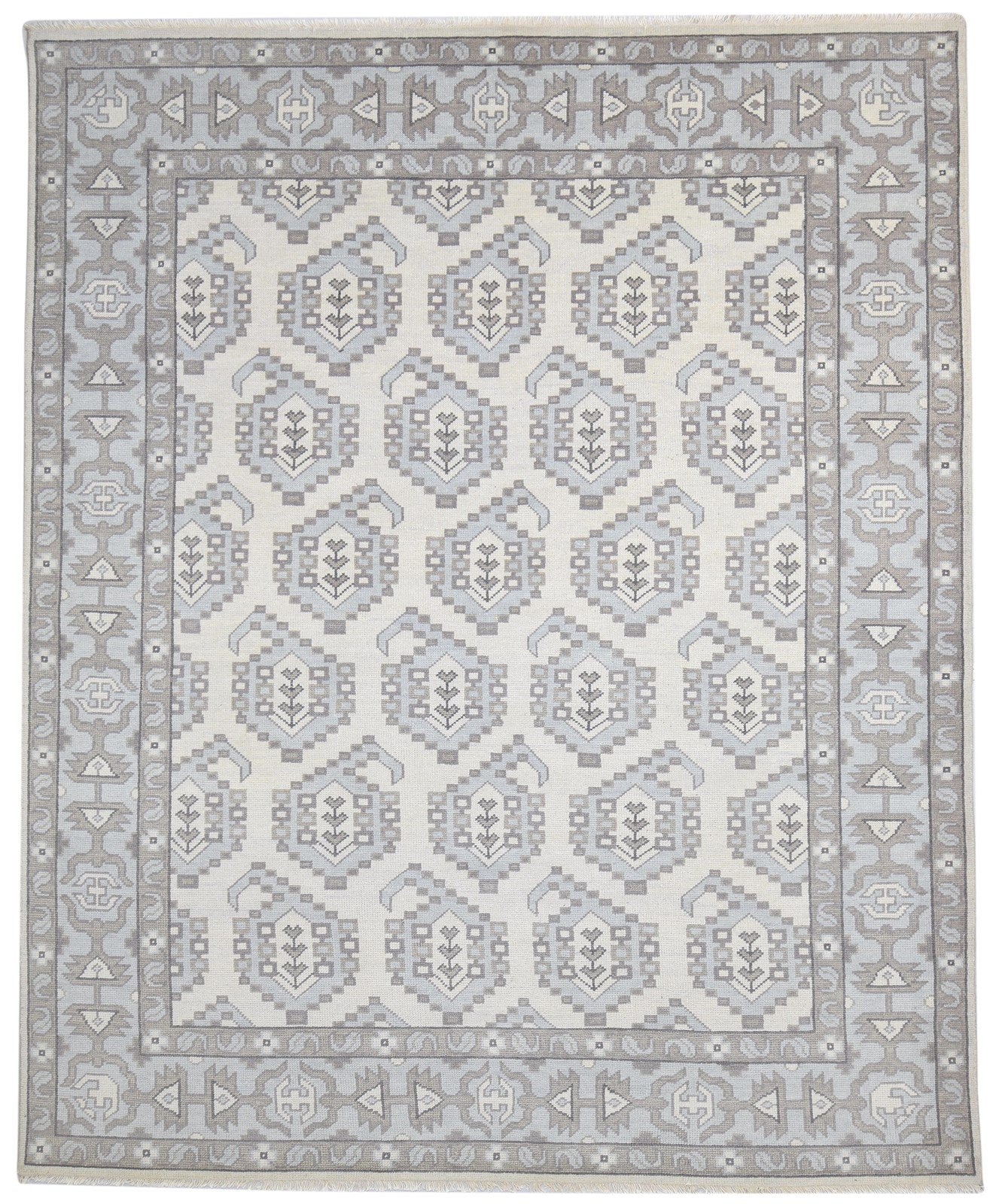 Hand Knotted Sand Wool Rug 8' X 10' Persian Oriental Paisley Large Carpet   7864168808597
