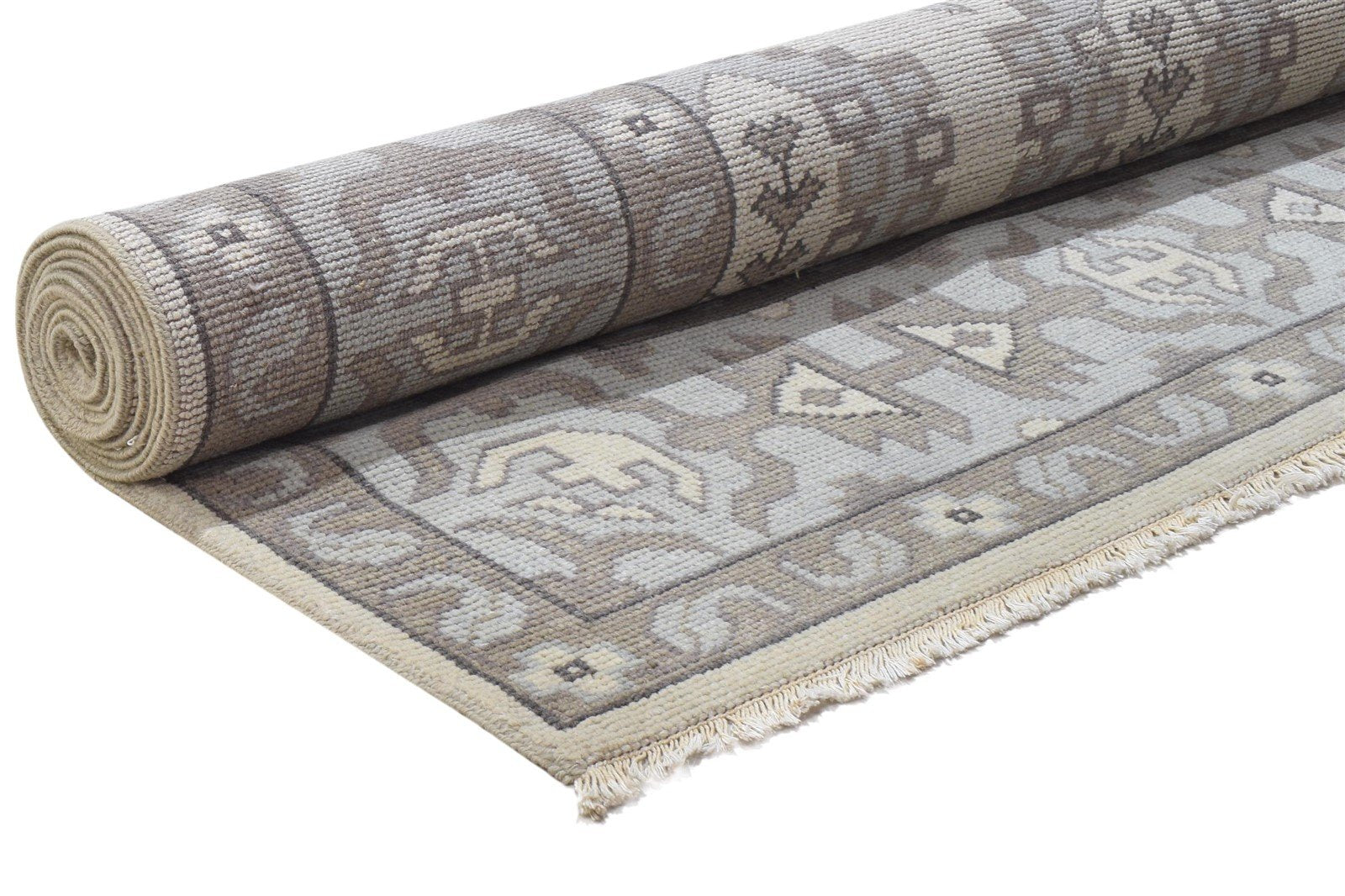 Hand Knotted Sand Wool Rug 8' X 10' Persian Oriental Paisley Large Carpet   7864168808597
