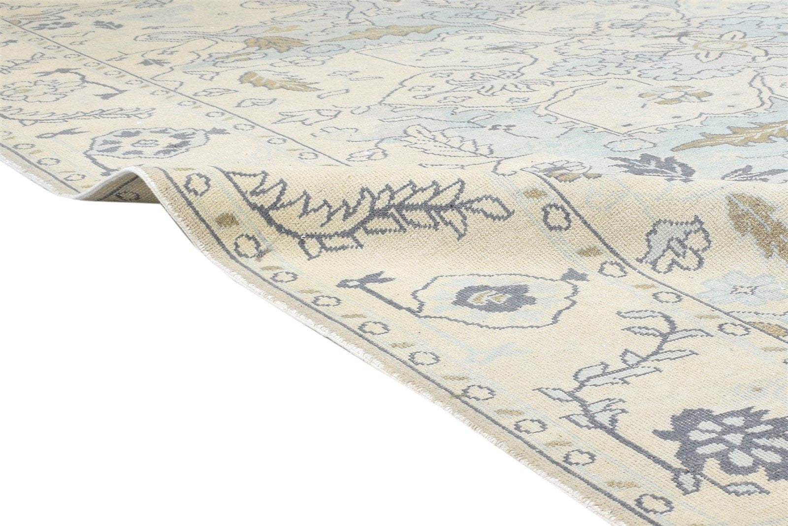 Hand Knotted Sand Wool Rug 8' X 10' Persian Oushak Oriental Large Carpet   7864165531797
