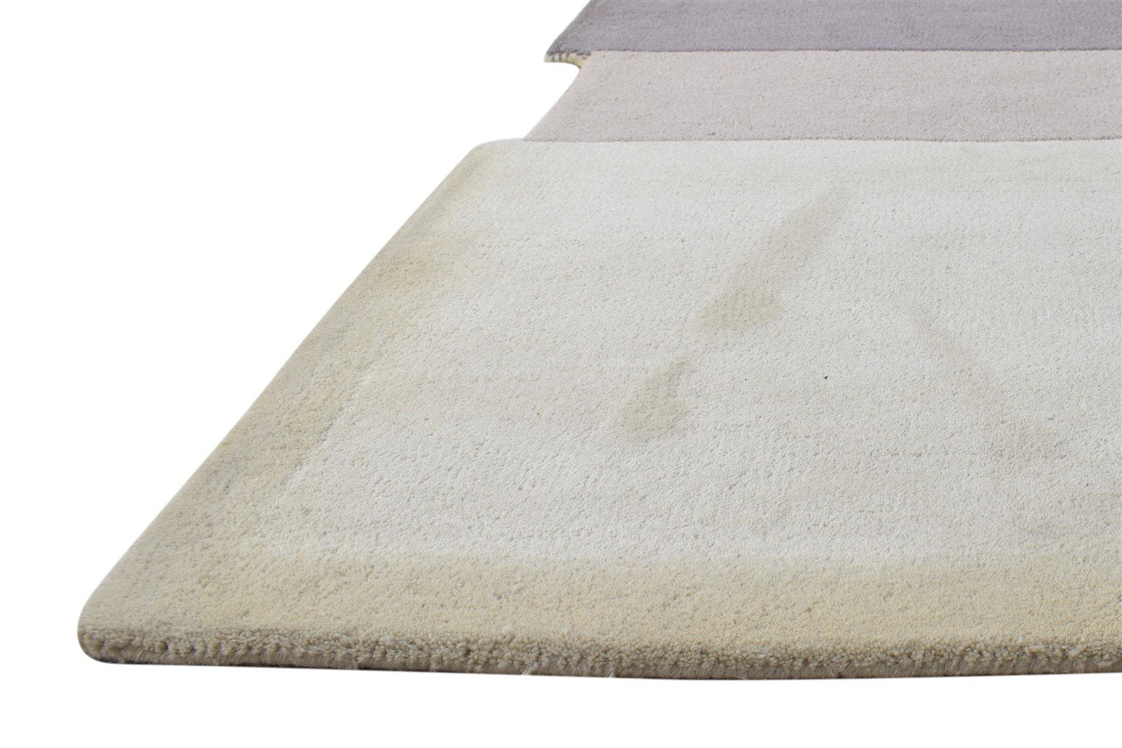 Hand Tufted Beige Wool Rug 5' X 8' Modern French Abstract Room Size Carpet   7864996331669
