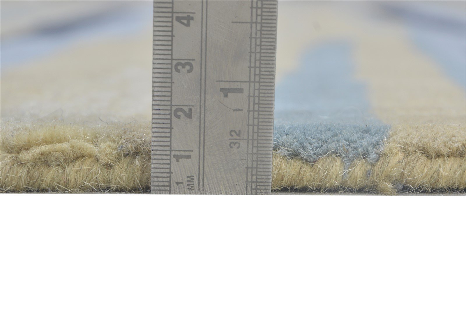 Hand Tufted Beige Wool Rug 5' X 8' Modern Scandinavian Abstract Room Size Carpet   7864330190997