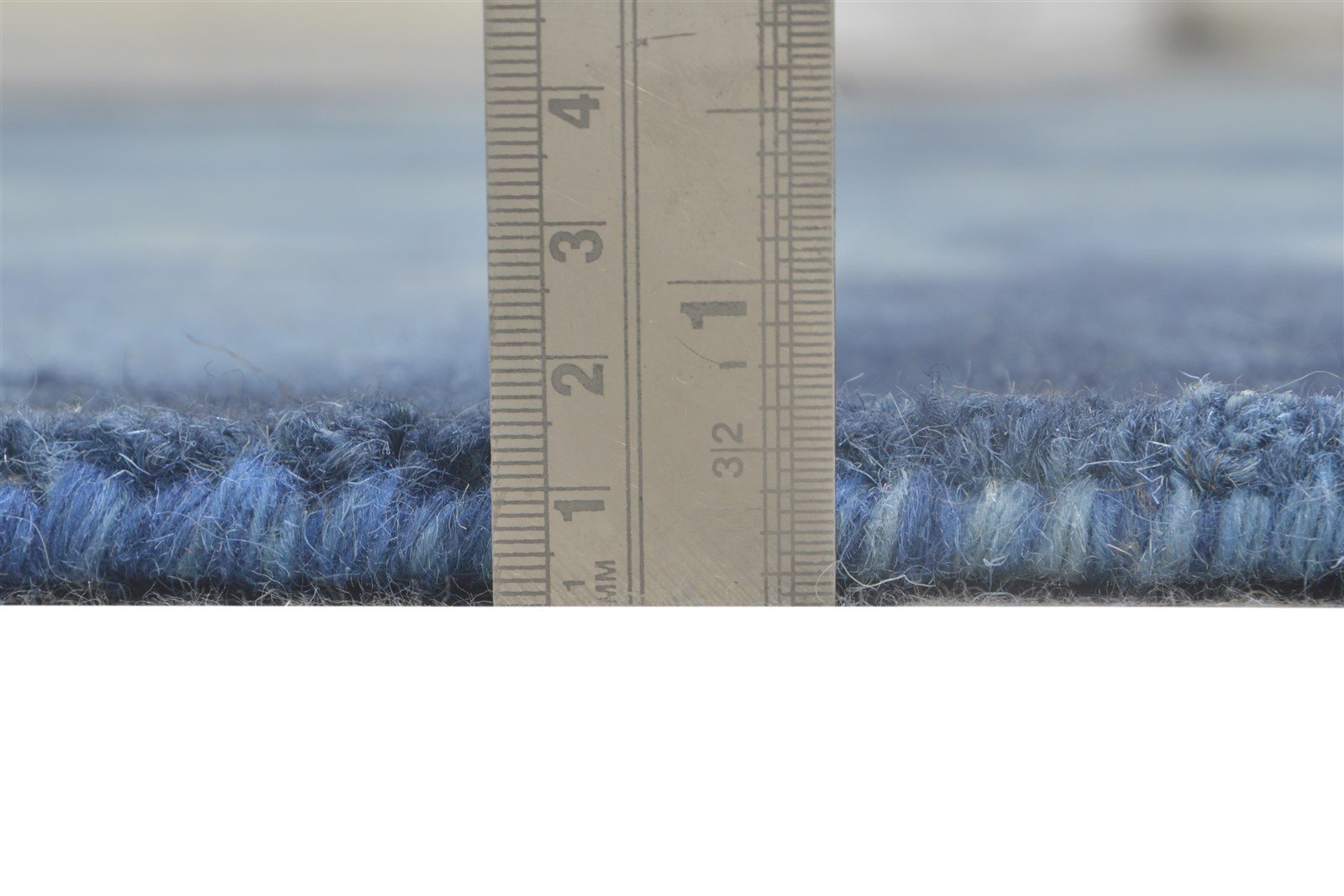 Hand Tufted Blue Wool Rug 5' X 8' Modern Shibori Tie Dye Room Size Carpet   7865205194901