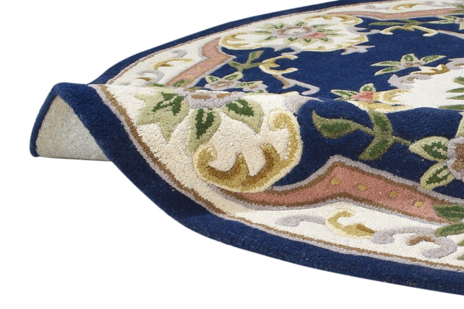 Hand Tufted Blue Wool Rug 6' X 6' Persian Abbuson Oriental Room Size Carpet   7865008586901